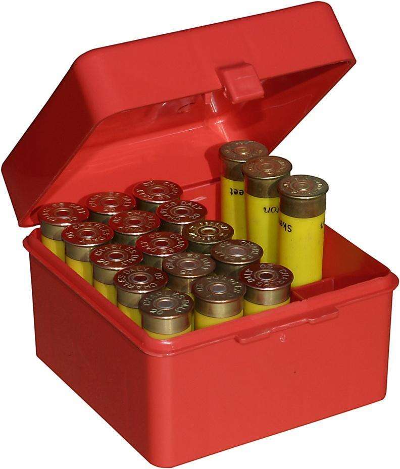 Misc. Accessories MTM Case Gard Ready Series MTM SHOTSHELL BOX 25 RD ORIGINAL FLIP-TOP 20 GAUGE UP TO 3" RED